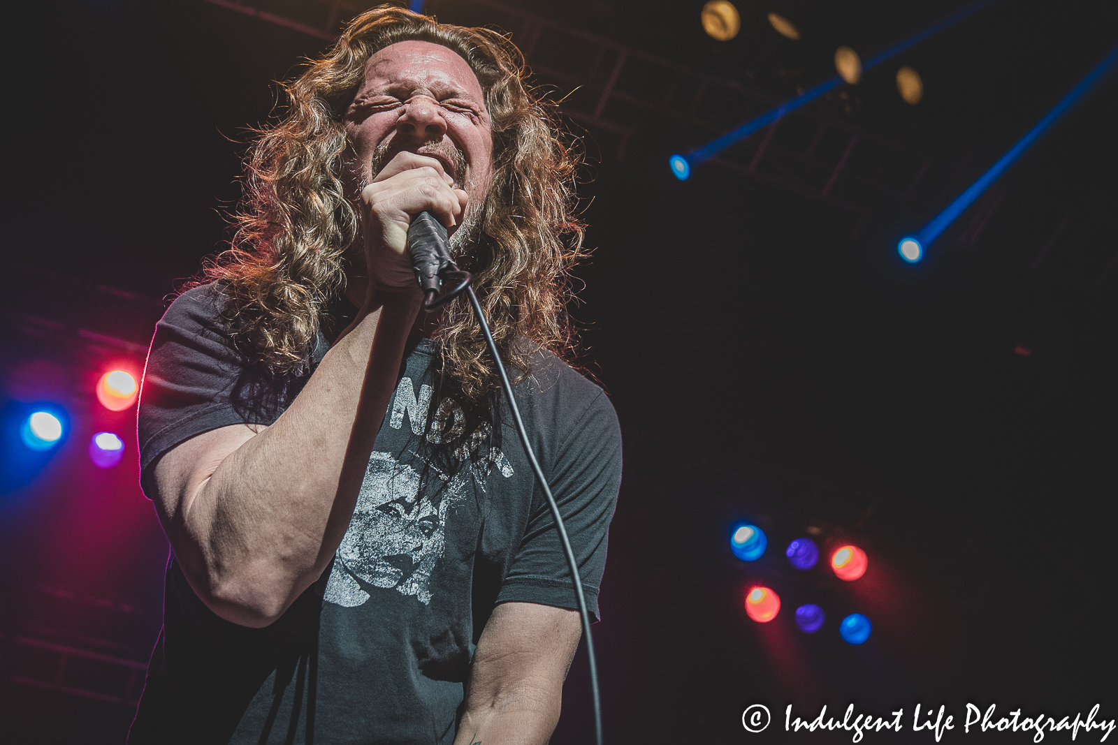 Frontman Kevin Martin of Candlebox performing live in concert at Ameristar Casino Hotel Kansas City on March 18, 2022.