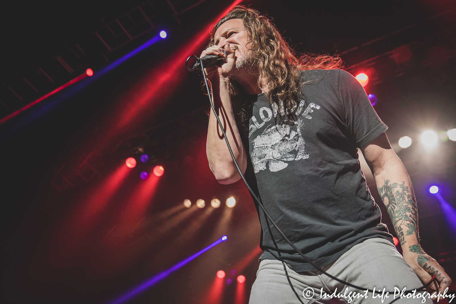 Candlebox founder and lead singer Kevin Martin performing live at Star Pavilion inside of Ameristar Casino in Kansas City, MO on March 18, 2022.