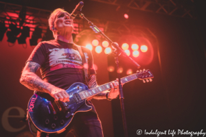 Everclear frontman Art Alexakis singing and playing the guitar live at Ameristar Casino Hotel Kansas City on March 4, 2022.