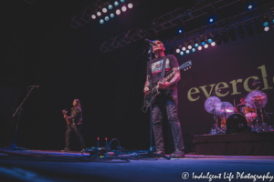 Lead singer Art Alexakis of Everclear performing with drummer Brian Nolan and bass player Freddy Herrera at Ameristar Casino's Star Pavilion in Kansas City, MO on March 4, 2022.