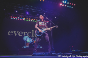 Frontman Art Alexakis and drummer Brian Nolan of Everclear performing live together at Ameristar Casino Hotel Kansas City on March 4, 2022.