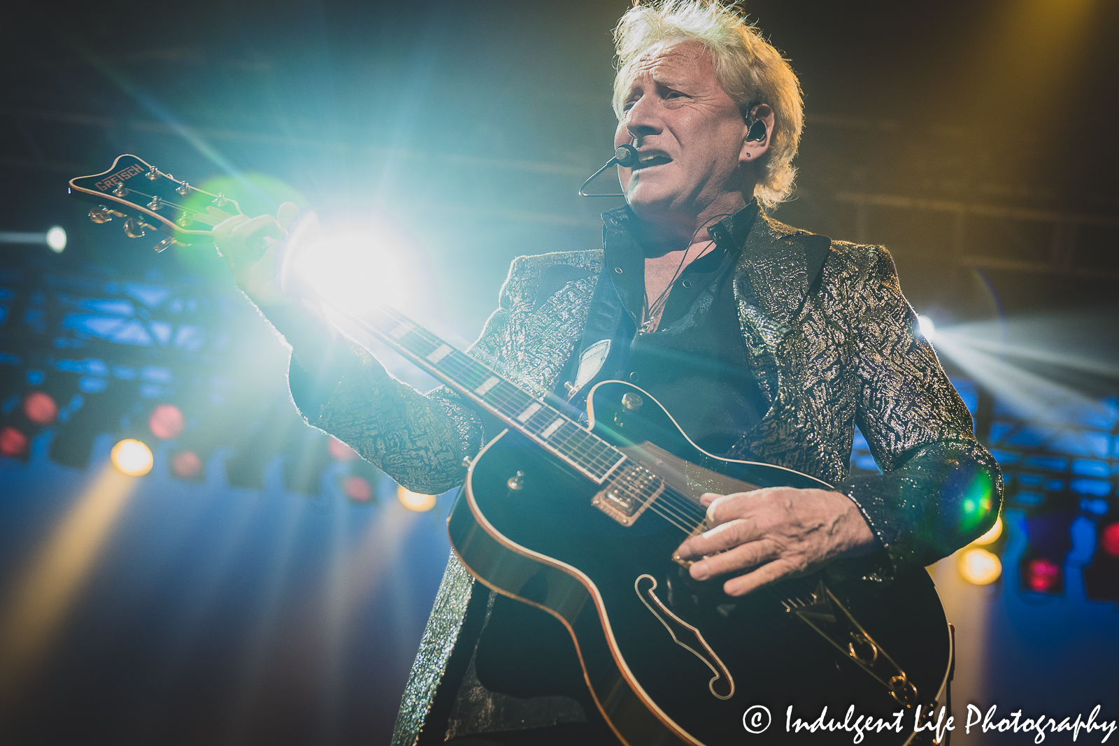 Air Supply guitarist Graham Russell playing live at Star Pavilion inside of Ameristar Casino in Kansas City, MO on May 7, 2022.