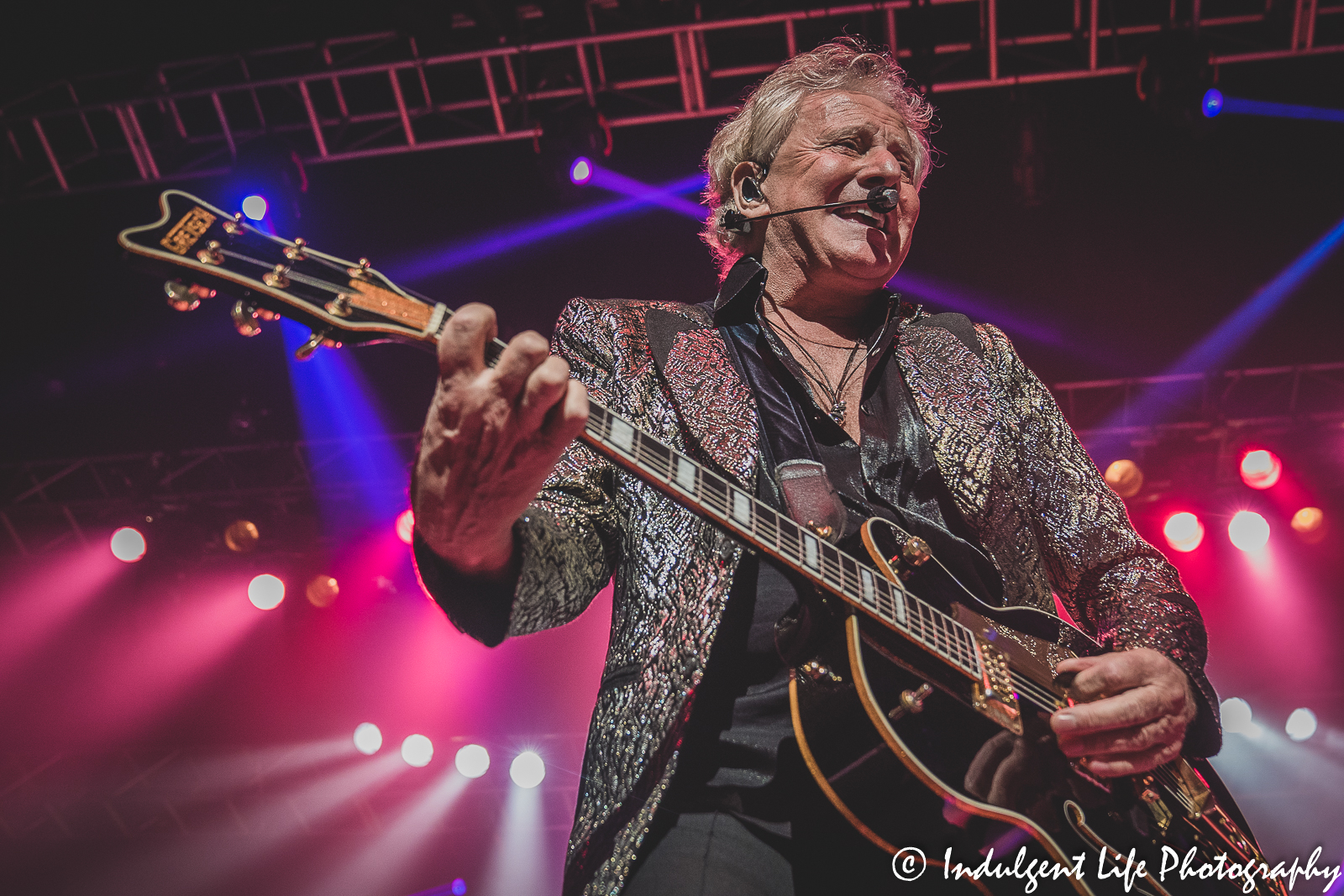 Singer-songwriter and guitarist Graham Russell of Air Supply live in concert at Ameristar Casino Hotel Kansas City on May 7, 2022.