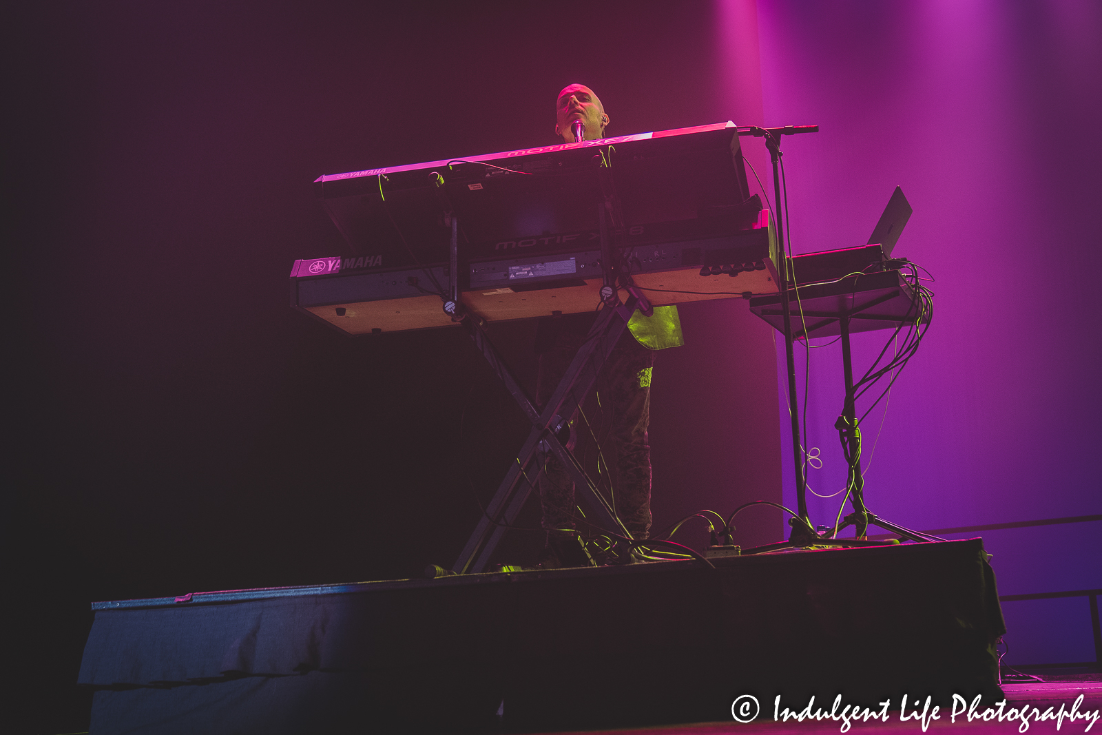 Air Supply keyboard player Mirko Tessandori playing live at Star Pavilion inside of Ameristar Casino in Kansas City, MO on May 7, 2022.