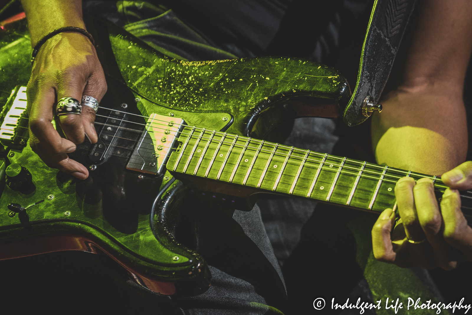 Guitarist Aaron McLain of Air Supply performing live at Star Pavilion inside of Ameristar Casino in Kansas City, MO on May 7, 2022,