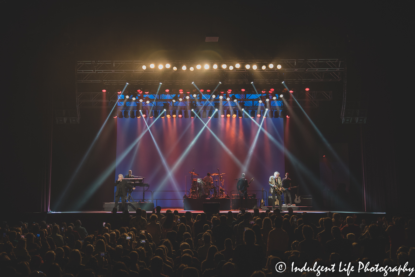 Air Supply performing live in concert at Star Pavilion inside of Ameristar Casino in Kansas City, MO on May 7, 2022.