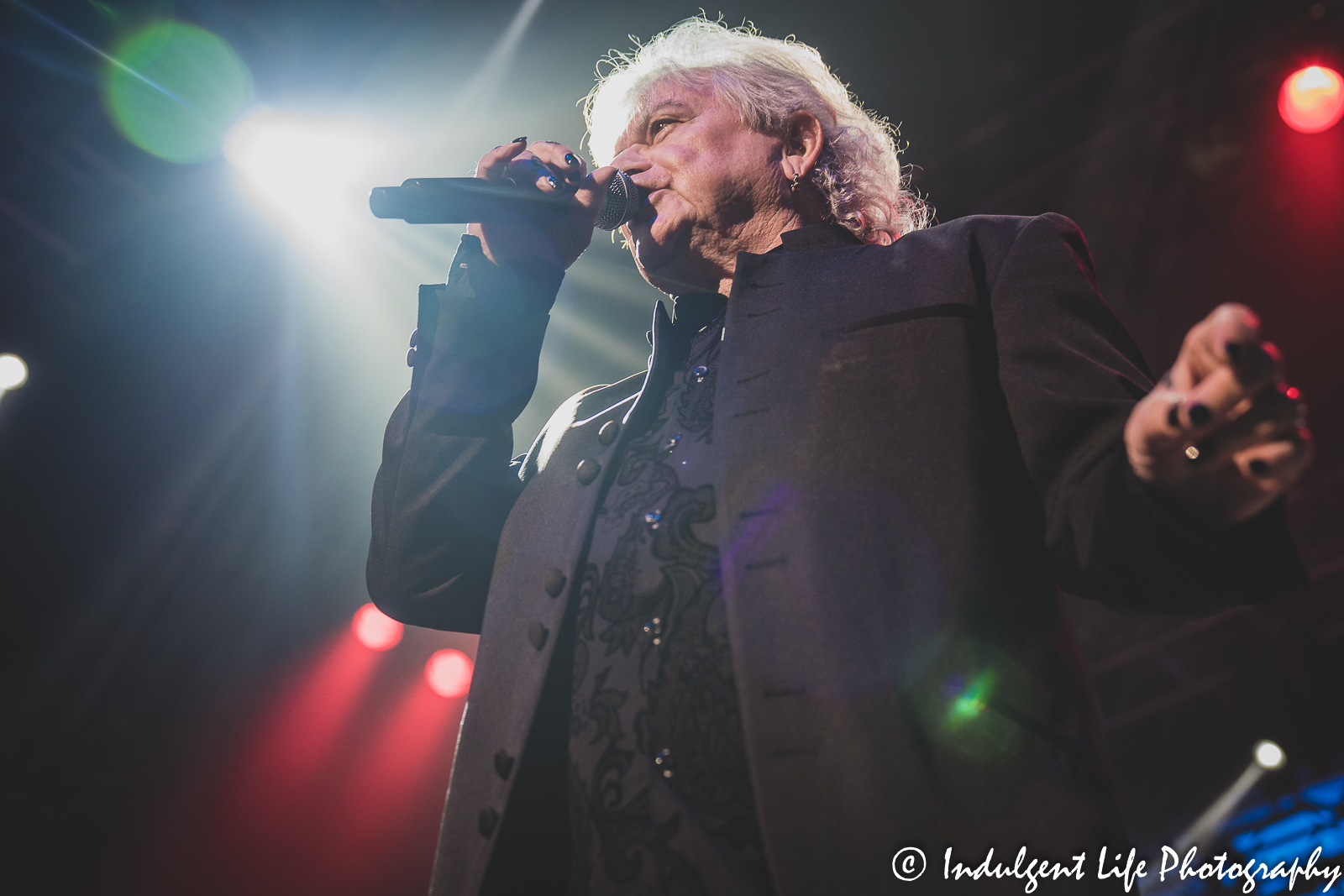 Lead singer Russell Hitchcock of Air Supply performing live at Ameristar Casino's Star Pavilion in Kansas City, MO on May 7, 2022.