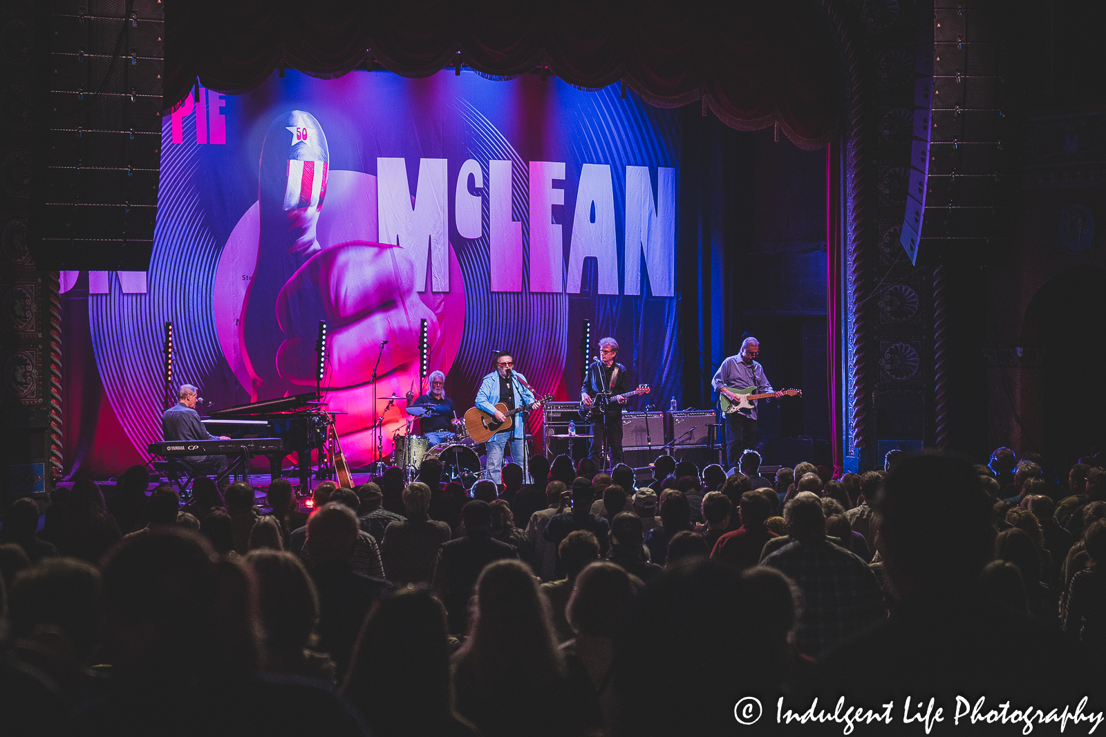 Don McLean performing "American Pie" live at Uptown Theater in Kansas City, MO on April 29, 2022.