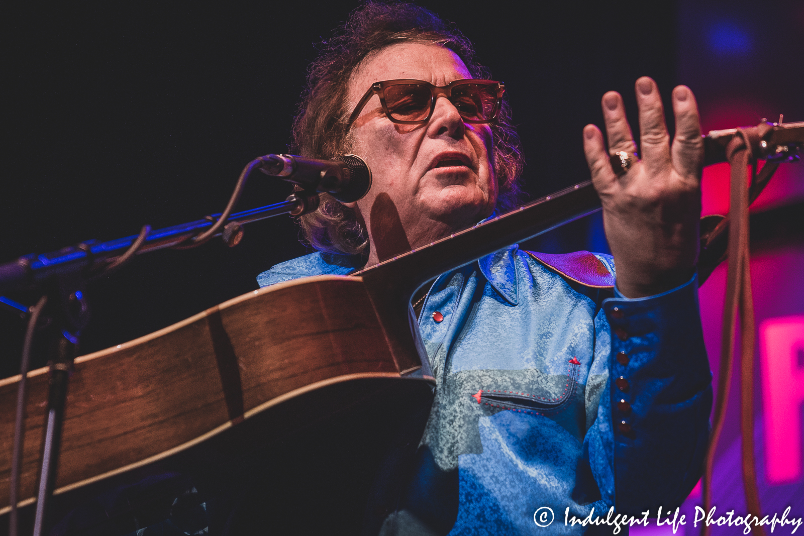 Don McLean opening performance at Uptown Theater in Kansas City, MO on April 29, 2022.