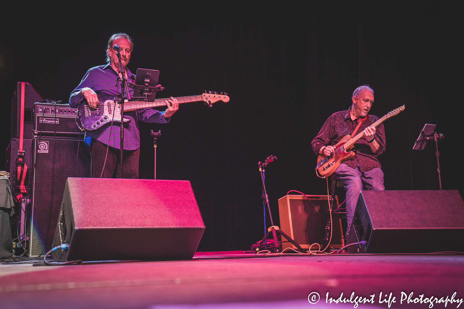 Bassist and guitar player for Moore & Moore at TG Sheppard at Ameristar Casino's Star Pavilion in Kansas City, MO on April 23, 2022.