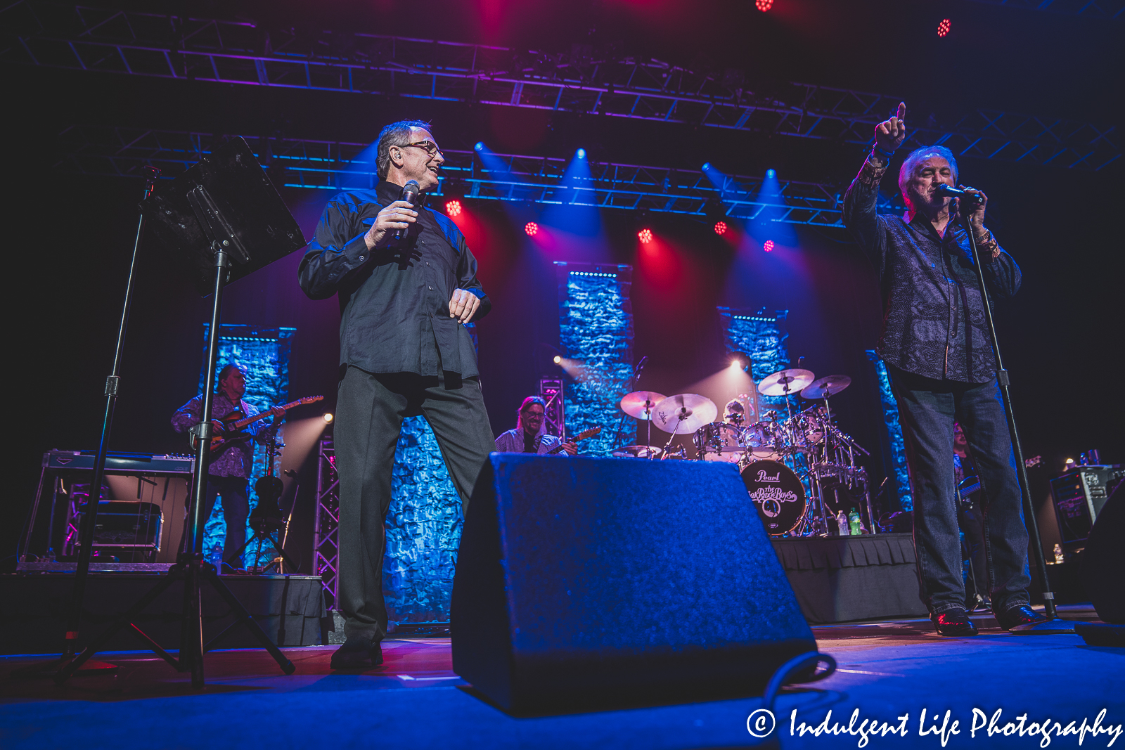 Rudy Gatlin performing live with Duane Allen of The Oak Ridge Boys at Star Pavilion inside of Ameristar Casino in Kansas City, MO on July 15, 2022.