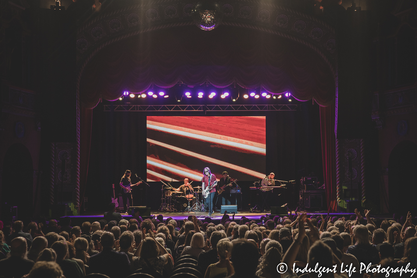 Todd Rundgren performing live with his band on the "Unpredictable" tour stop at Uptown Theater in Kansas City, MO on July 3, 2022.