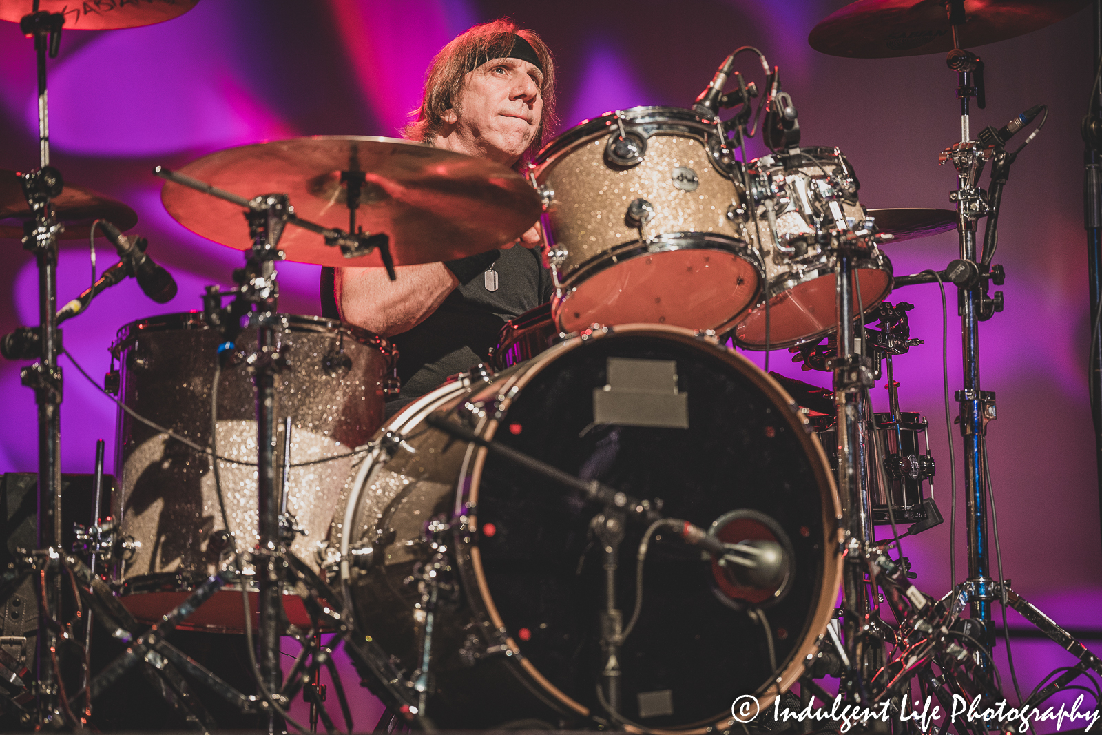 The Guess Who substitute drummer filling in for Garry Peterson at Ameristar Casino's Star Pavilion in Kansas City, MO on September 9, 2022.