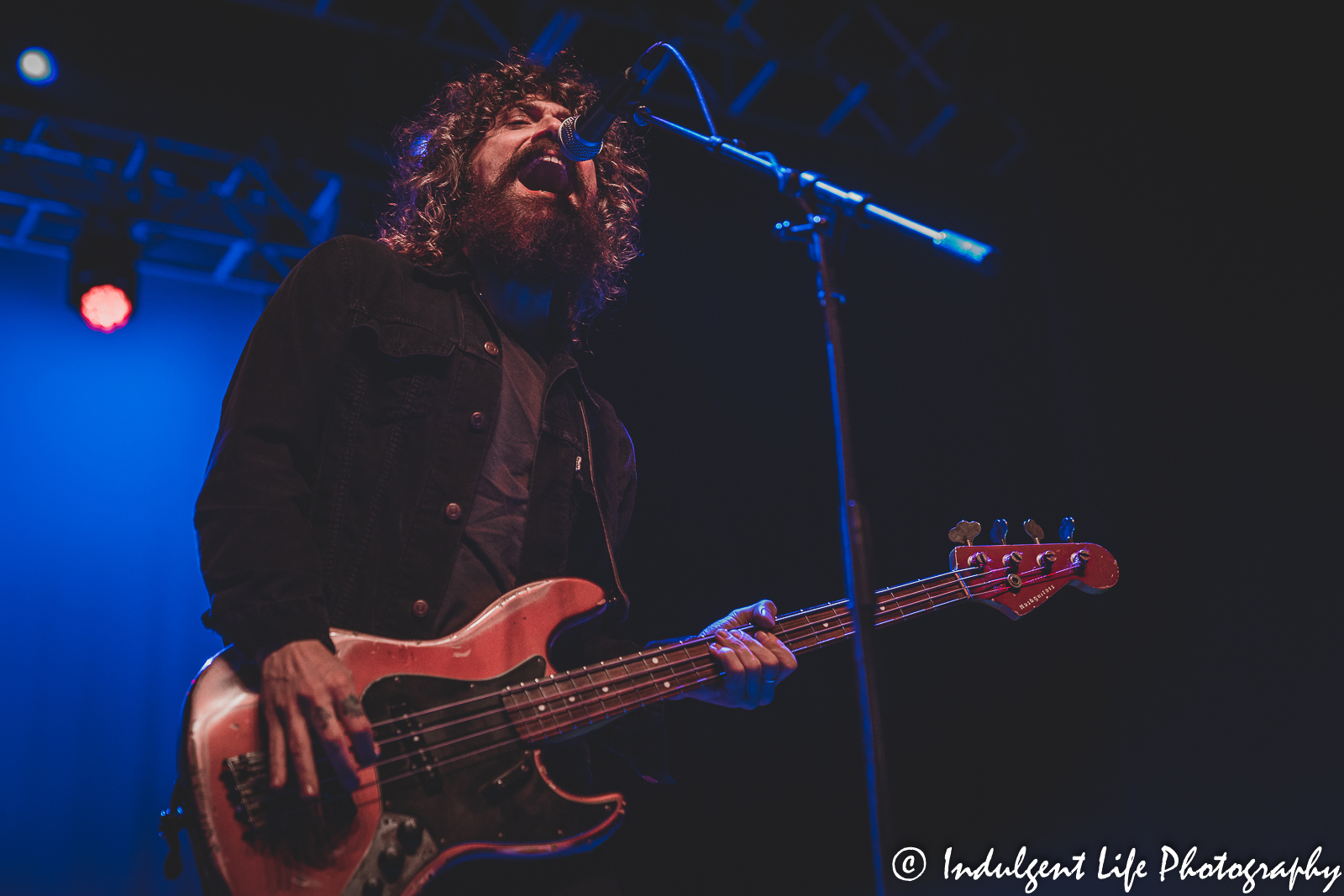 Bass guitarist Michael Devin of The Guess Who performing live at Star Pavilion inside of Ameristar Casino in Kansas City, MO on September 9, 2022.