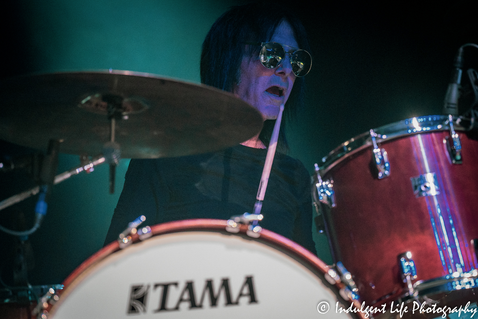 Drummer and founding member Steve Riley of Riley's L.A. Guns playing live at Ameristar Casino in Kansas City, MO on October 8, 2022.