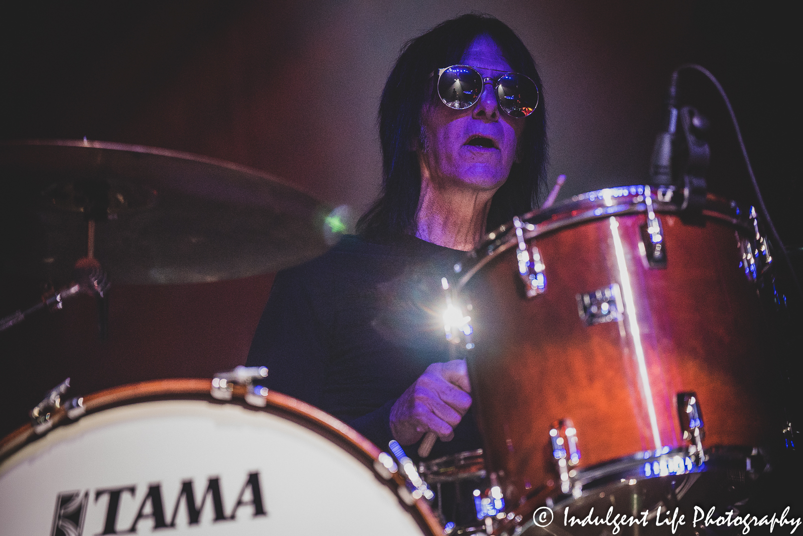 Founding member and drummer Steve Riley of Riley's L.A. Guns live in concert at Ameristar Casino's Star Pavilion in Kansas City, MO on October 8, 2022.