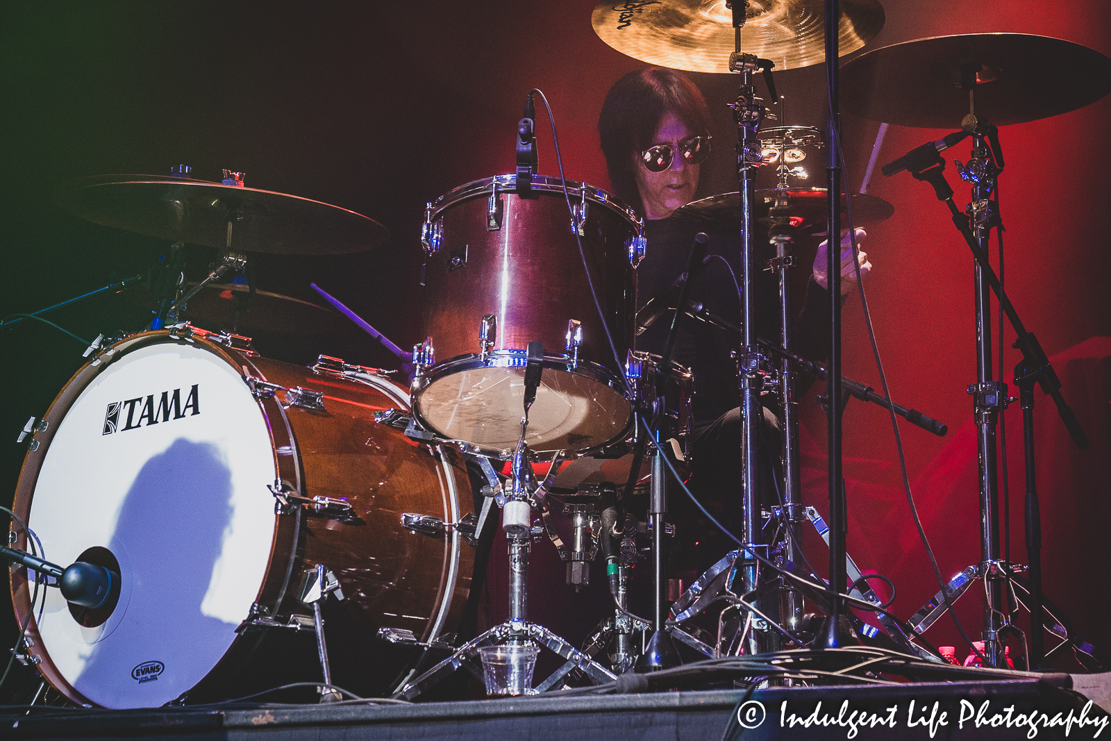 Riley's L.A. Guns drummer Steve Riley performing live at Star Pavilion inside of Ameristar Casino in Kansas City, MO on October 8, 2022.