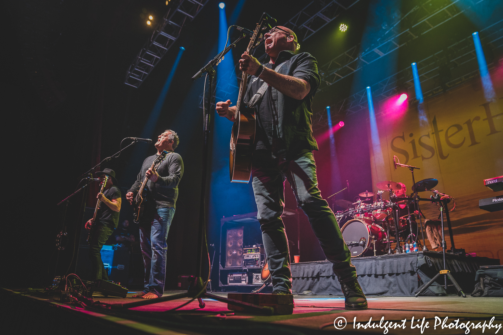 Sister Hazel performing live in concert at Ameristar Casino Hotel Kansas City on October 21, 2022.