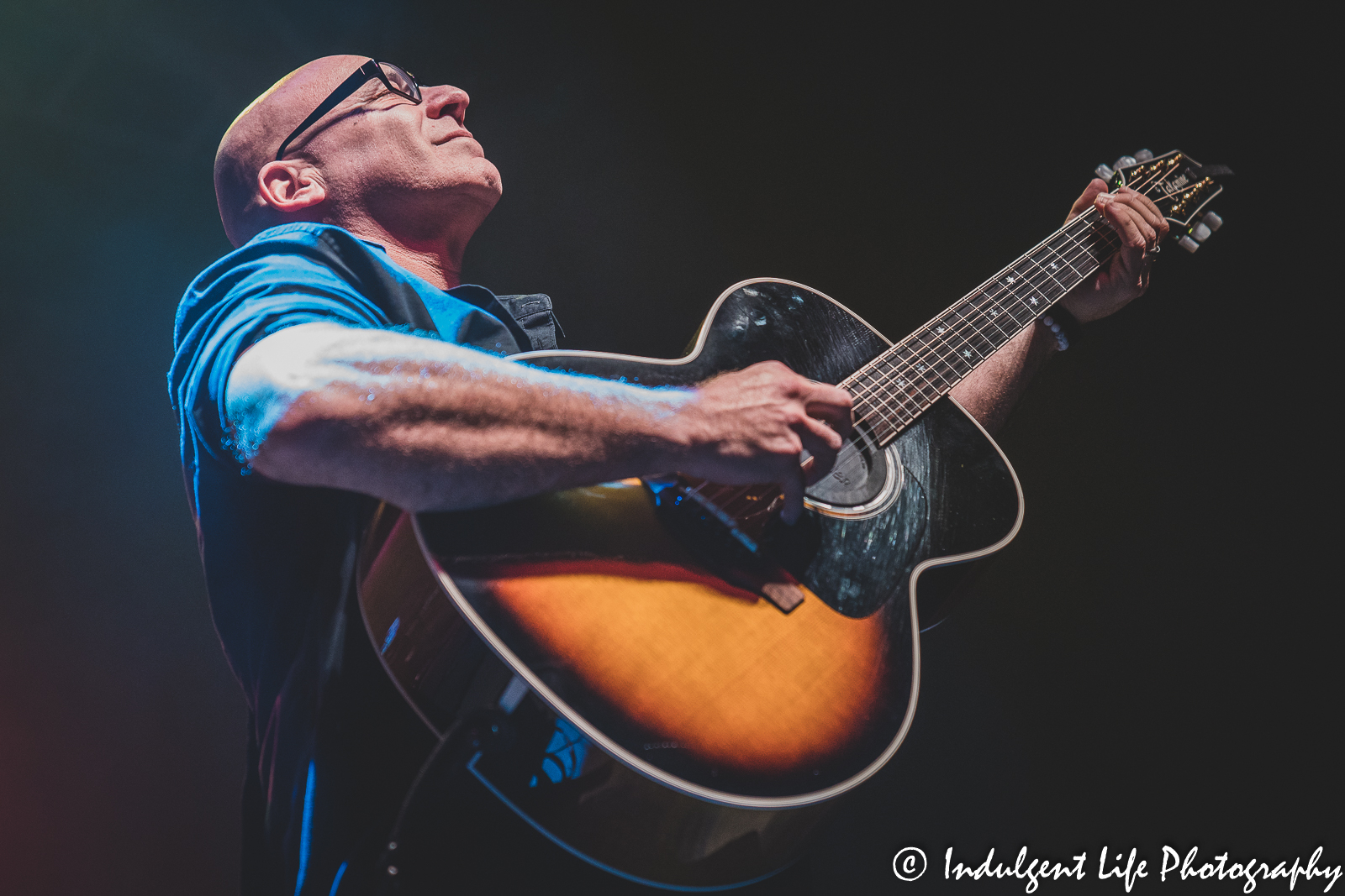 Lead singer Ken Block of Sister Hazel live in concert at Ameristar Casino's Star Pavilion in Kansas City, MO on October 21, 2022.