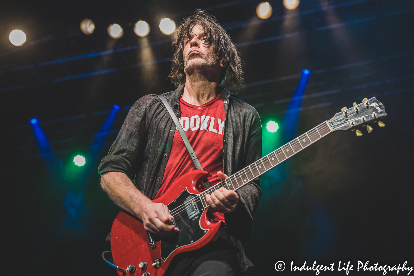 Guitarist Eric Schenkman of Spin Doctors playing live at Ameristar Casino's Star Pavilion in Kansas City, MO on October 21, 2022.