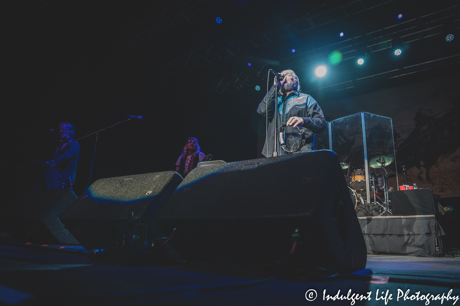 The Marshall Tucker Band members Doug Gray, B.B. Borden, Chris Hicks and Marcus Henderson performing live in concert at Ameristar Casino in Kansas City, MO on October 28, 2022.