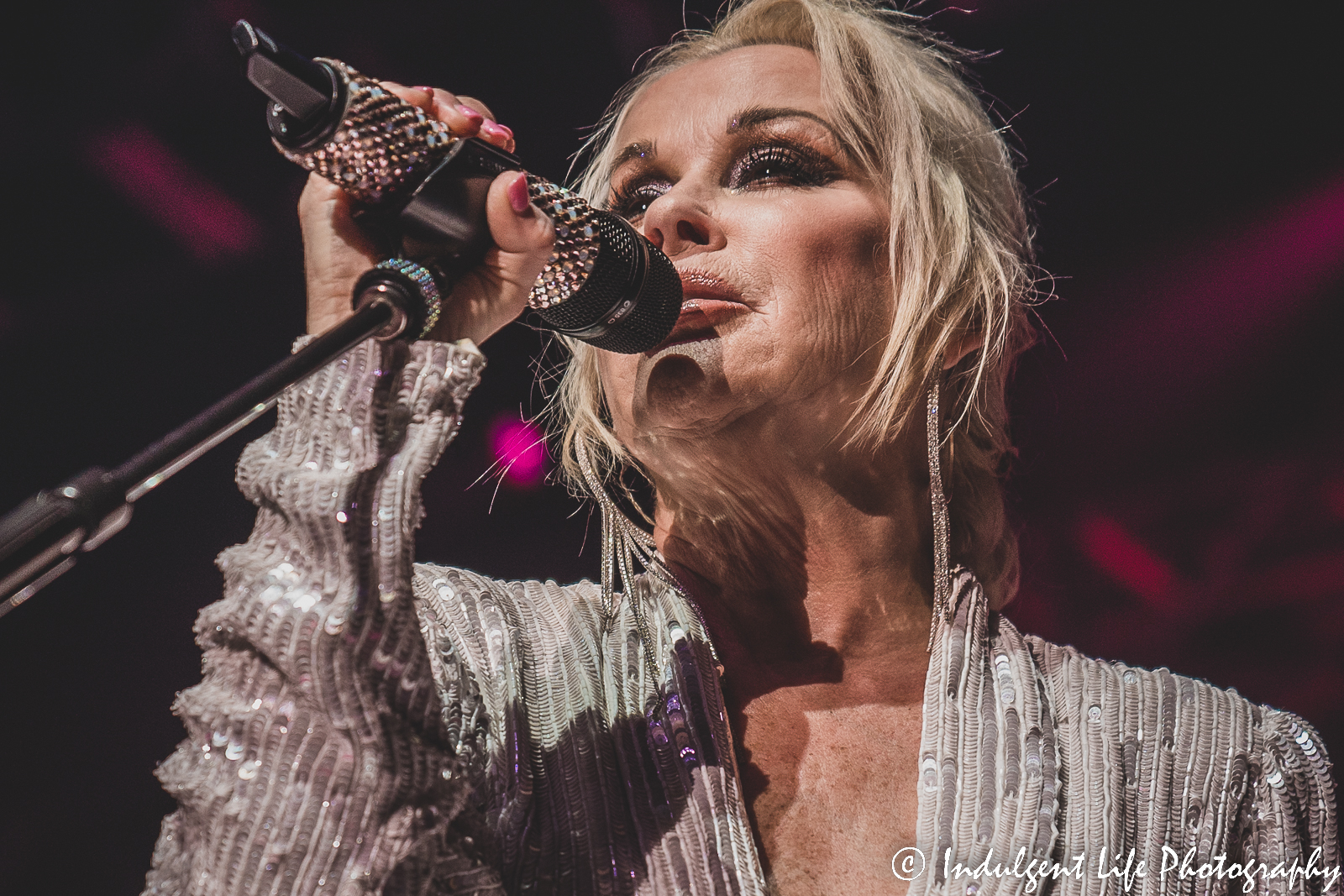 Lorrie Morgan live in concert at Ameristar Casino's Star Pavilion in Kansas City, MO on January 21, 2023.