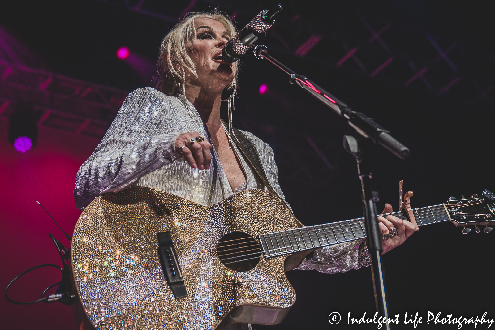 Lorrie Morgan performing "Out of Your Shoes" at Star Pavilion inside of Ameristar Casino in Kansas City, MO on January 21, 2023.