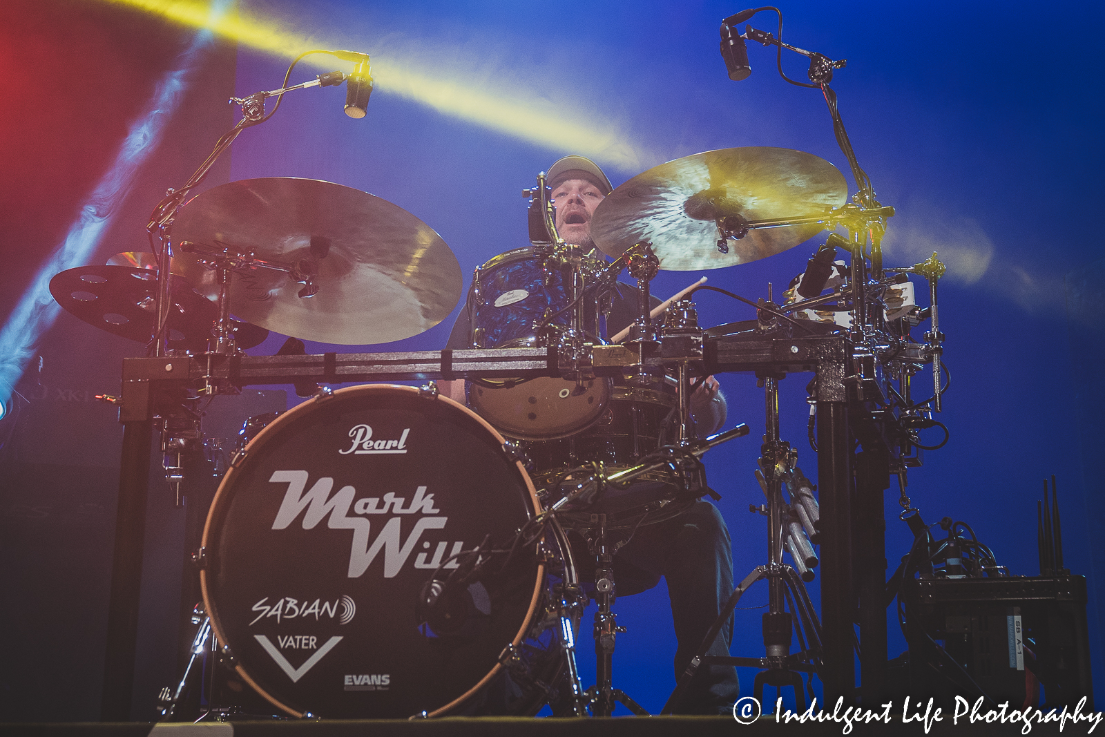 Mark Wills's drummer performing live at Star Pavilion inside of Ameristar Casino in Kansas City, MO on January 21, 2023.