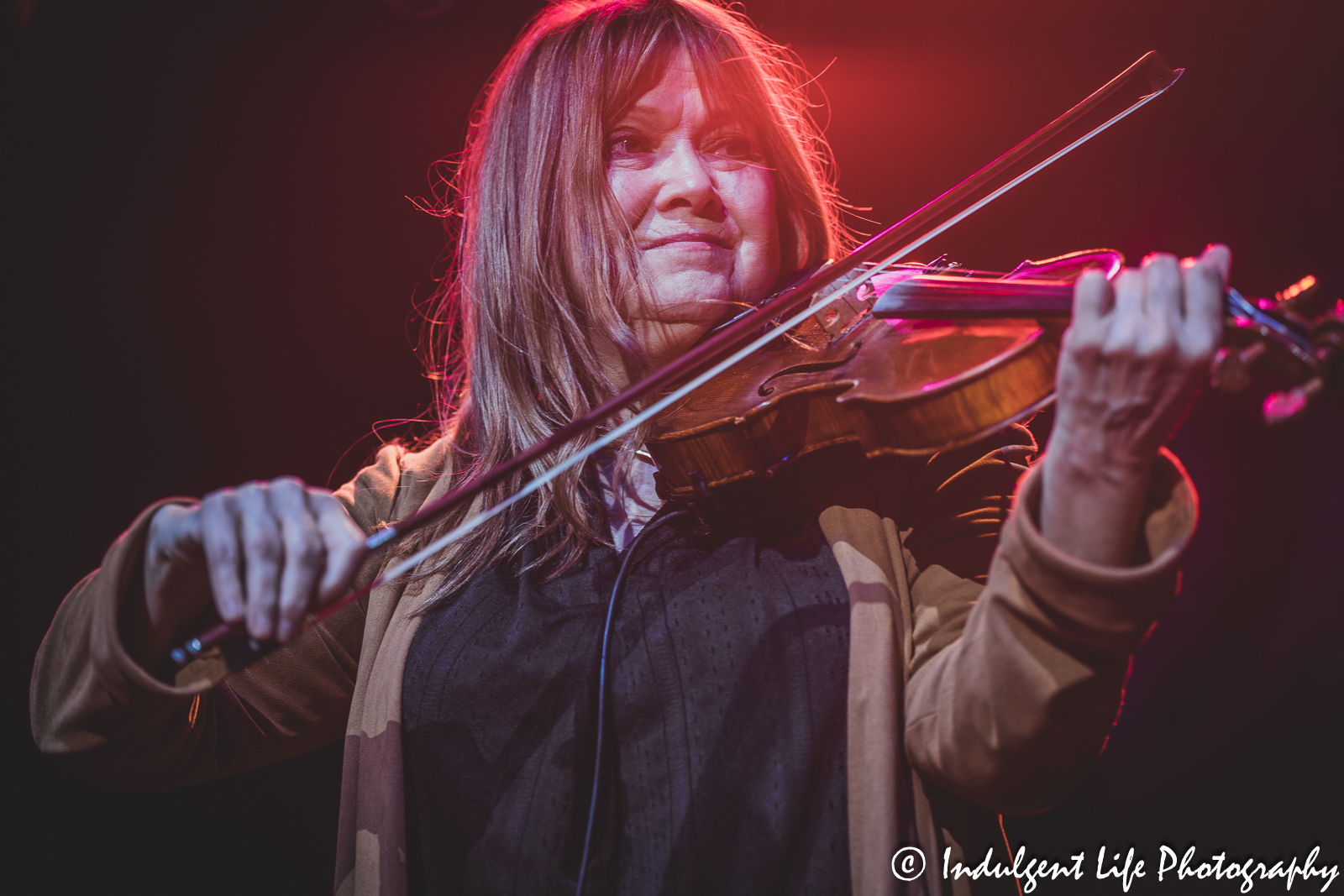 Shooting Star violinist Janet Jameson live in concert at Ameristar Casino's Star Pavilion in Kansas City, MO on March 18, 2023.