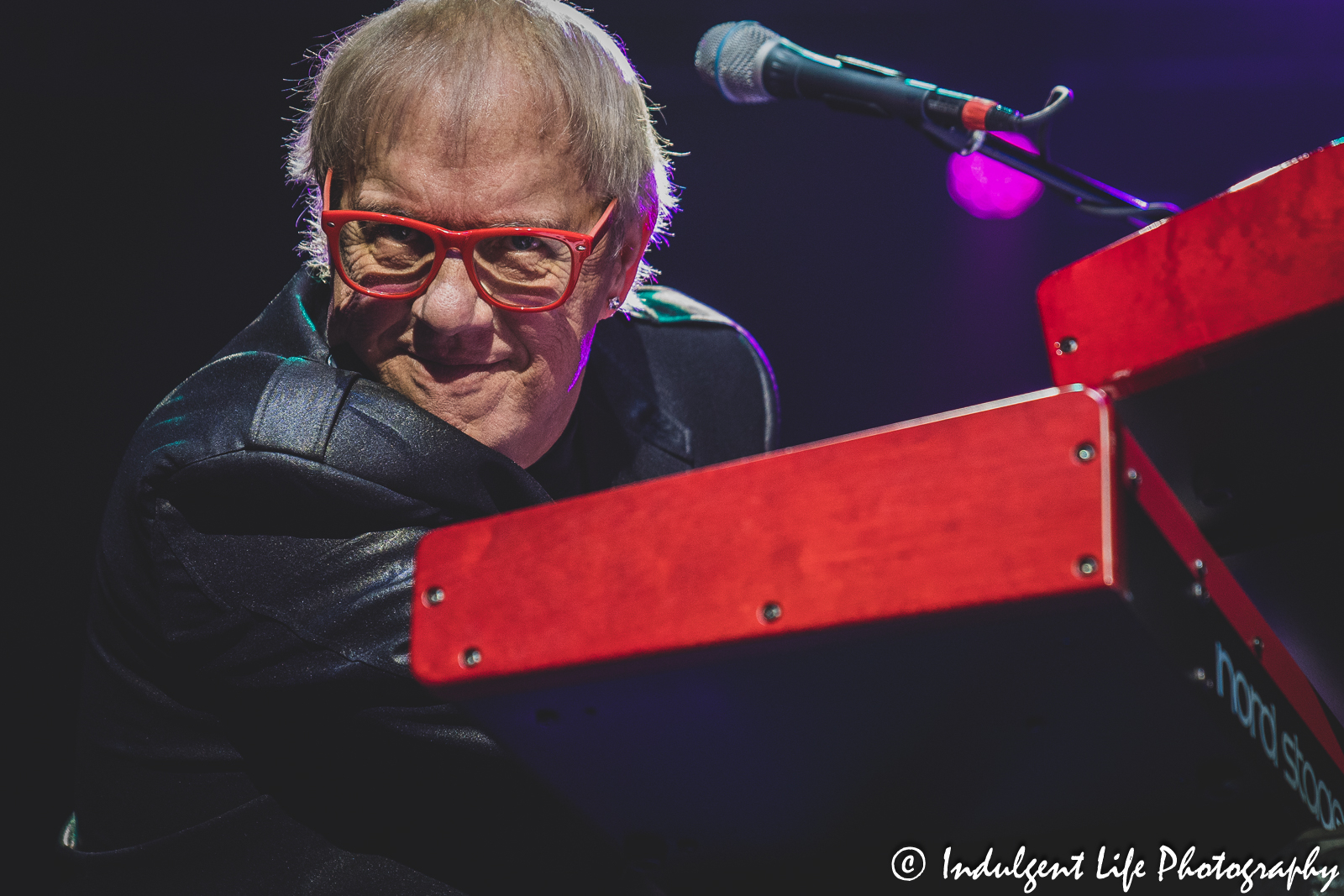 Shooting Star classic member and keyboard player Dennis Laffoon live in concert at Ameristar Casino's Star Pavilion in Kansas City, MO on March 18, 2023.