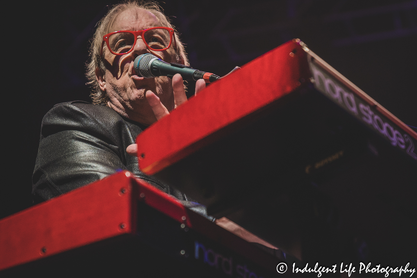 Shooting Star classic member and keyboardist Dennis Laffoon playing live at Ameristar Casino Hotel Kansas City on March 18, 2023.