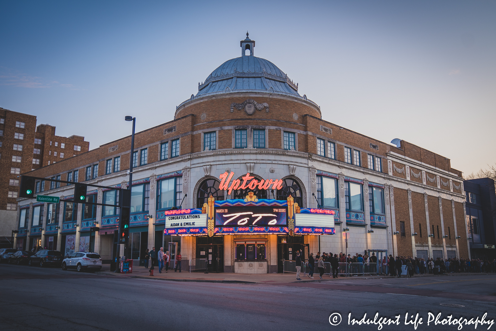 Uptown Theater in Kansas City, MO featuring rock band Toto live in concert on March 29, 2023.