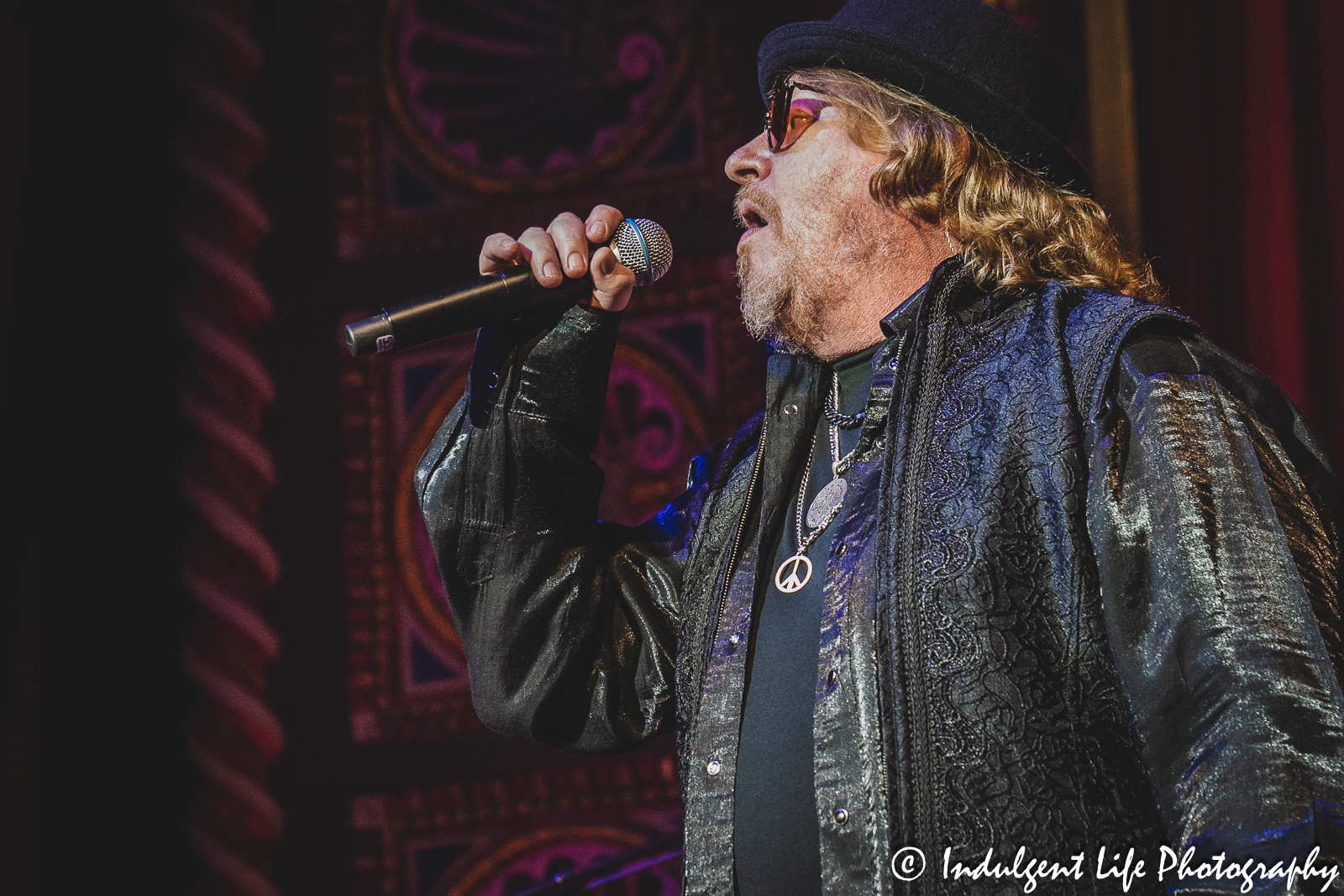 Toto frontman Joseph Williams performing live at Uptown Theater in Kansas City, MO on March 29, 2023.