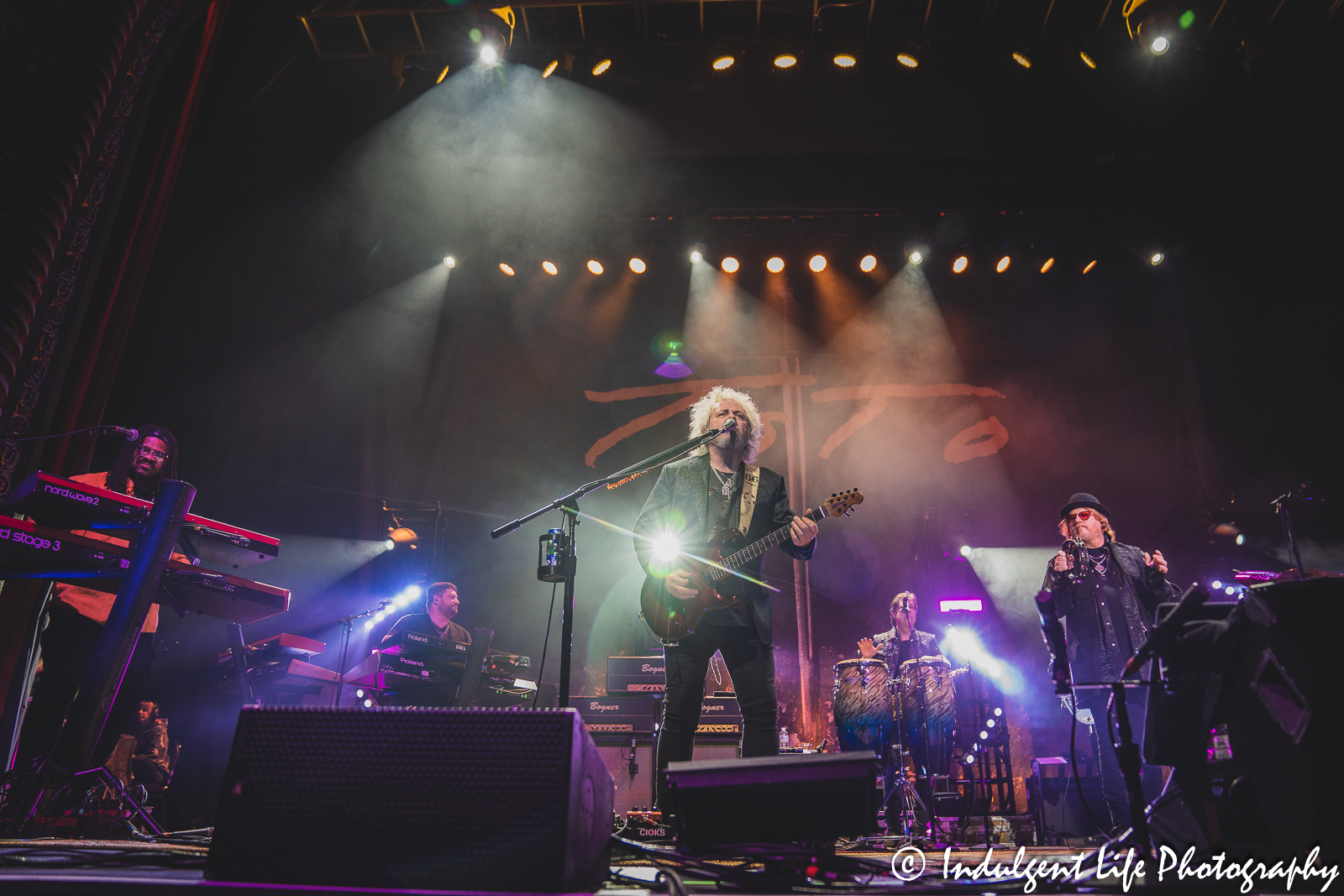 Toto performing live in concert at Uptown Theater in Kansas City, MO on March 29, 2023.