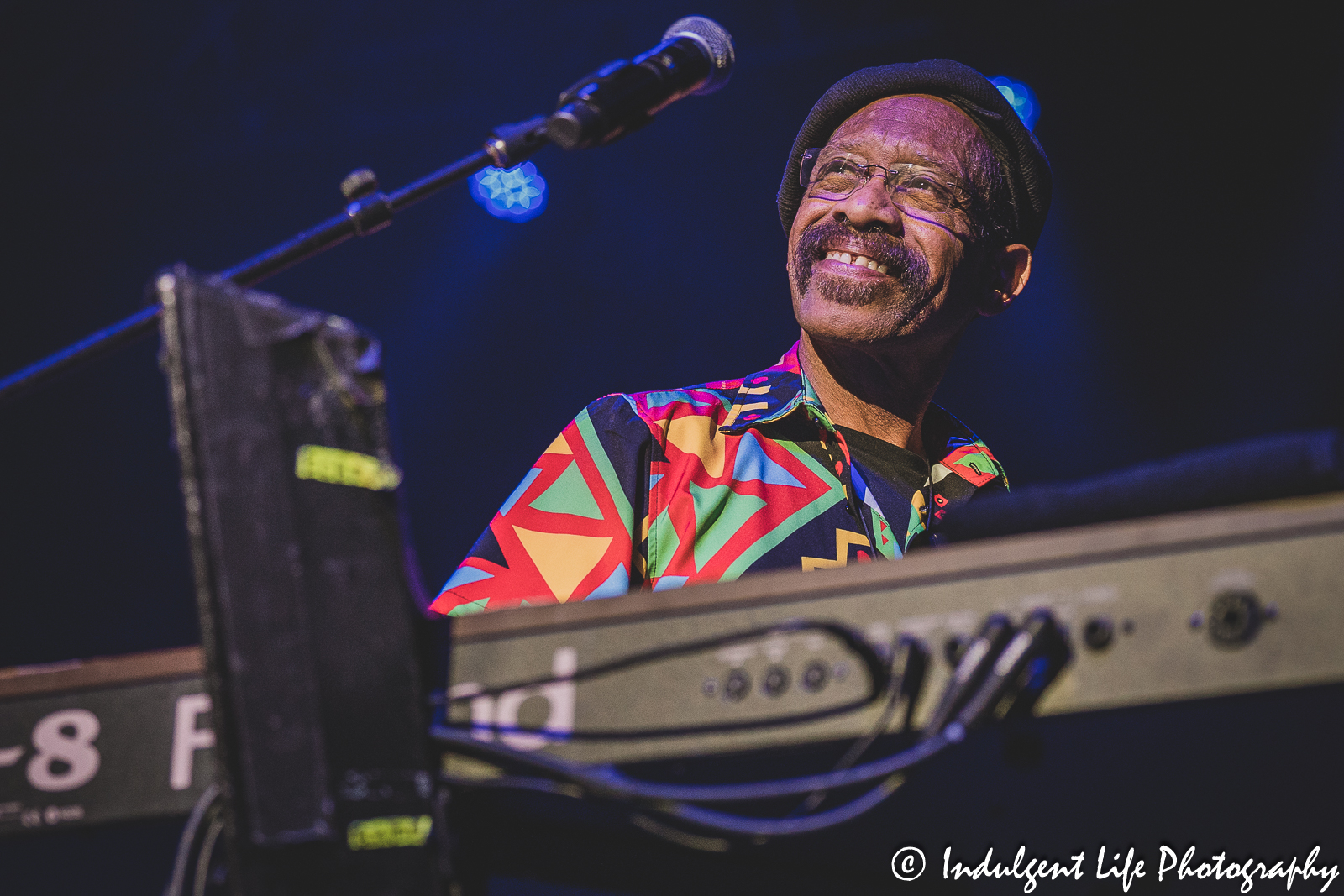 Frontman Leroy "Lonnie" Jordan of WAR live in concert at Star Pavilion inside of Ameristar Casino in Kansas City, MO on March 11, 2023.