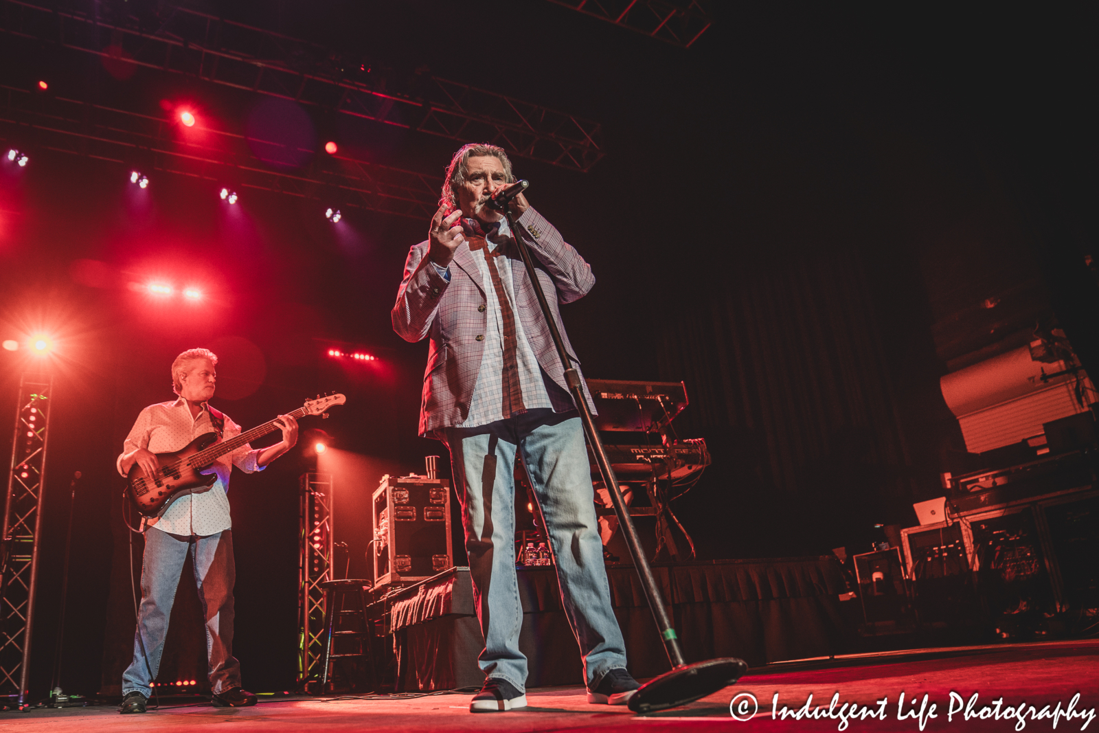 Richard Sterban of The Oak Ridge Boys singing live at Ameristar Casino Hotel Kansas City on October 6, 2023.