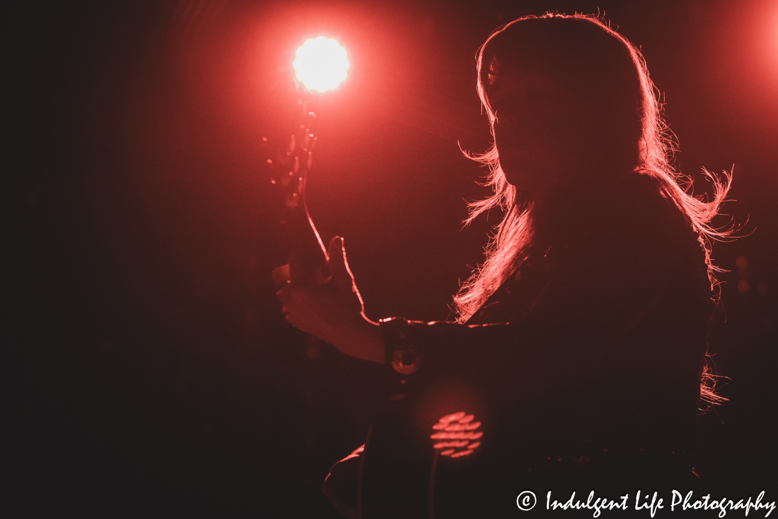 Jenny Lewis live on the acoustic guitar at The Truman in downtown Kansas City, MO on March 5, 2024.