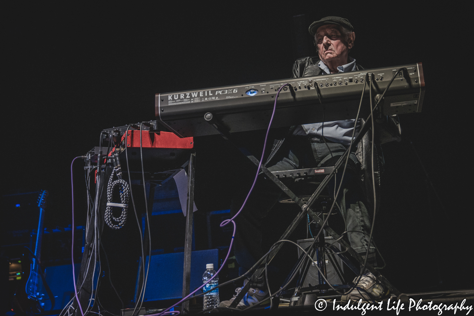 Classic member and keyboard player Randall Platt of Missouri the band live in concert at Star Pavilion inside of Ameristar Casino in Kansas City, MO on April 20, 2024.