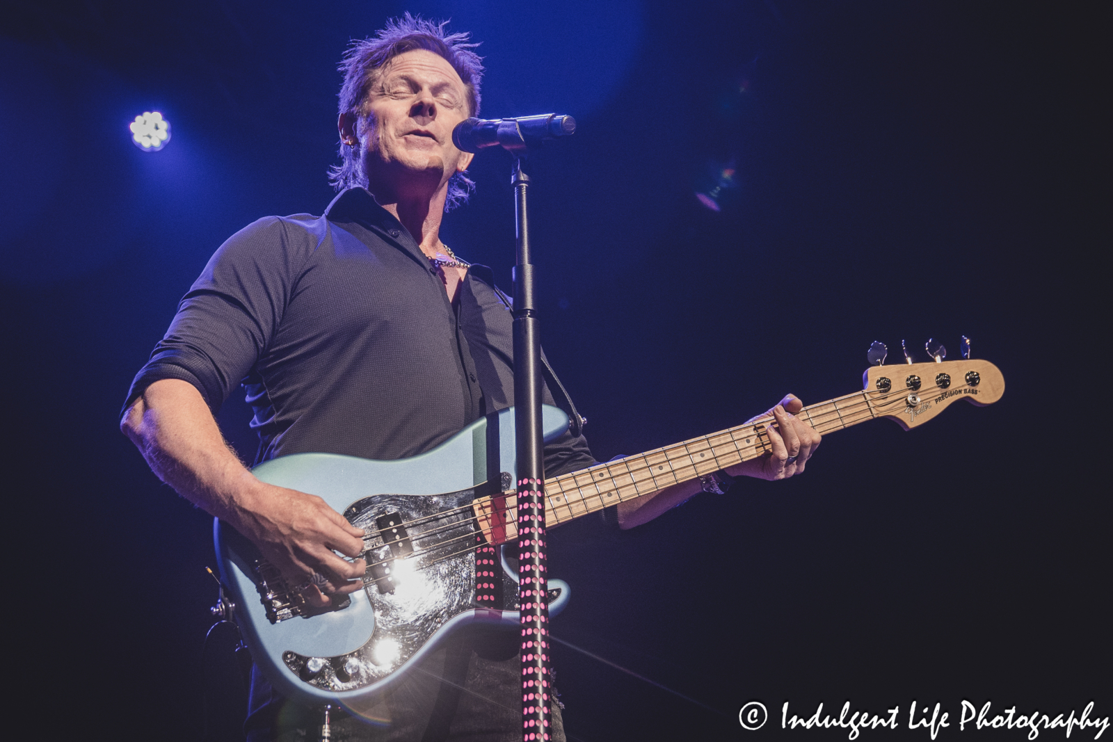 Lead singer Todd Pettygrove of Shooting Star live in concert at Star Pavilion inside of Ameristar Casino in Kansas City, MO on April 20, 2024.