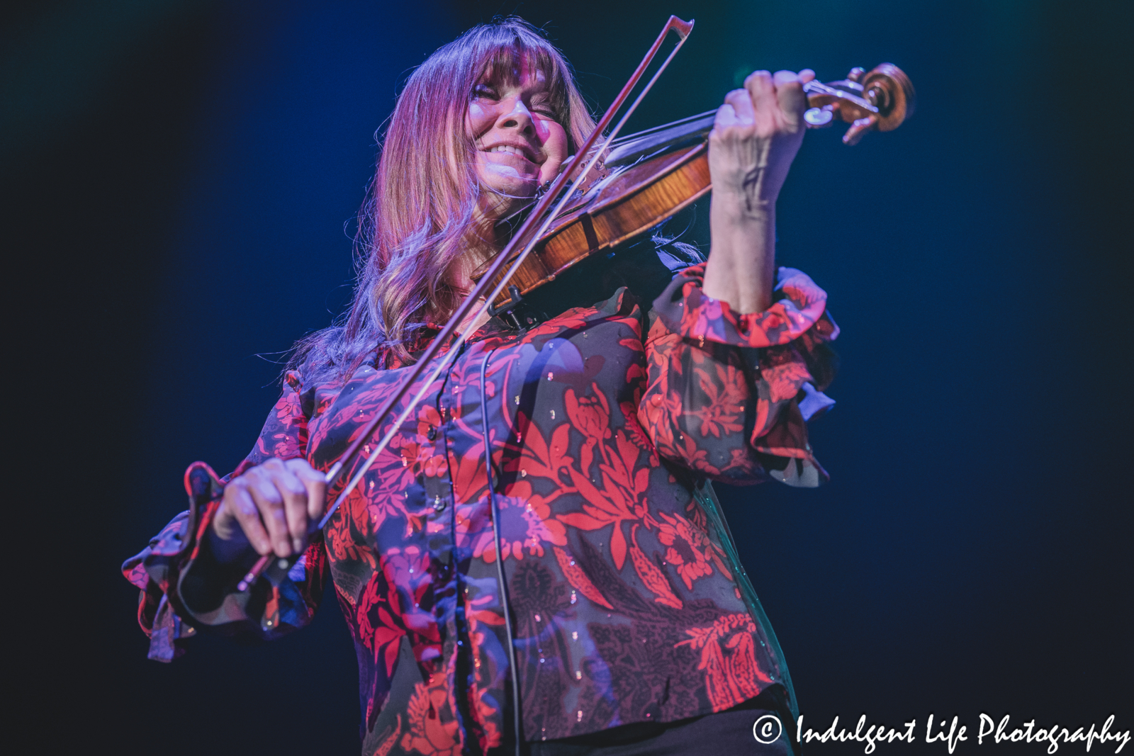 Violin player Janet Jameson of Shooting Star performing live at Star Pavilion inside of Ameristar Casino in Kansas City, MO on April 20, 2024.