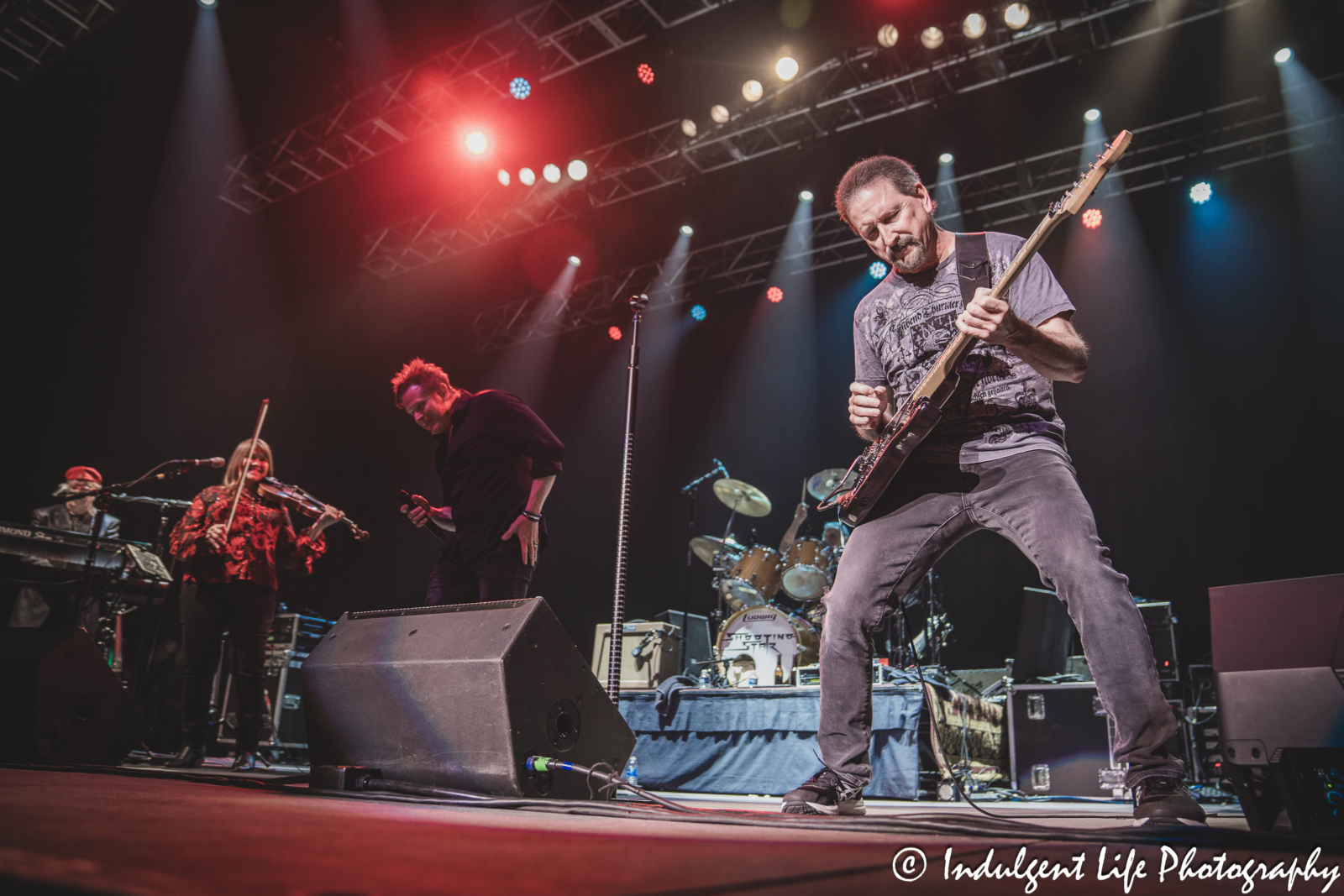 Guitarist Chet Galloway of Shooting Star performing live at Star Pavilion inside of Ameristar Casino in Kansas City, MO on April 20, 2024.