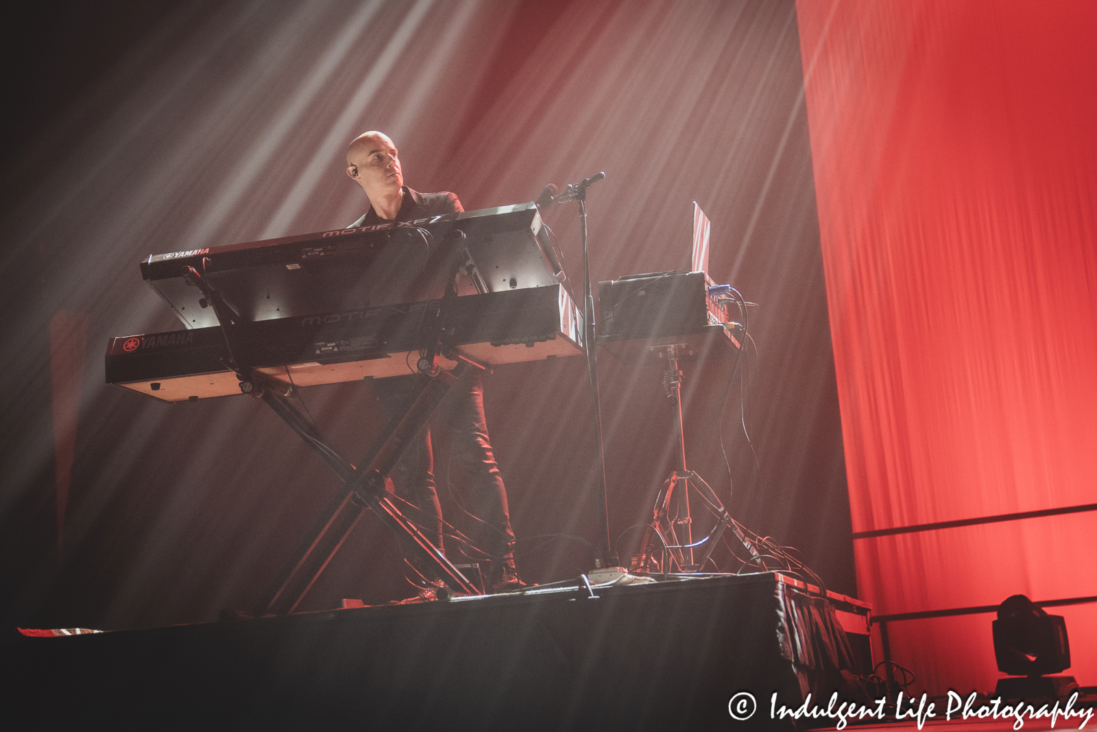 Air Supply keyboard player Mirko Tessandori performing live in concert at Ameristar Casino in Kansas City, MO on May 4, 2024.