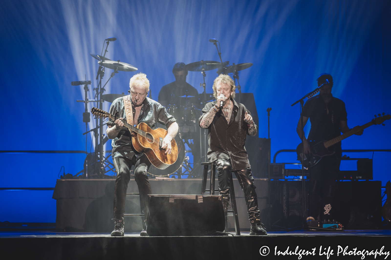 Graham Russell and Russell Hitchcock of Australian soft rock duo Air Supply singing "Two Less Lonely People in the World" live at Ameristar Casino in Kansas City, MO on May 4, 2024.