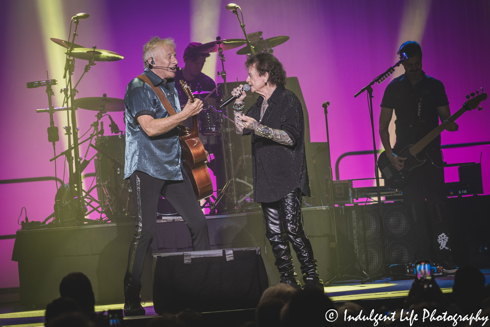 Graham Russell and Russell Hitchcock of Australian soft rock duo Air Supply singing "Making Love Out of Nothing at All" live at Ameristar Casino in Kansas City, MO on May 4, 2024.