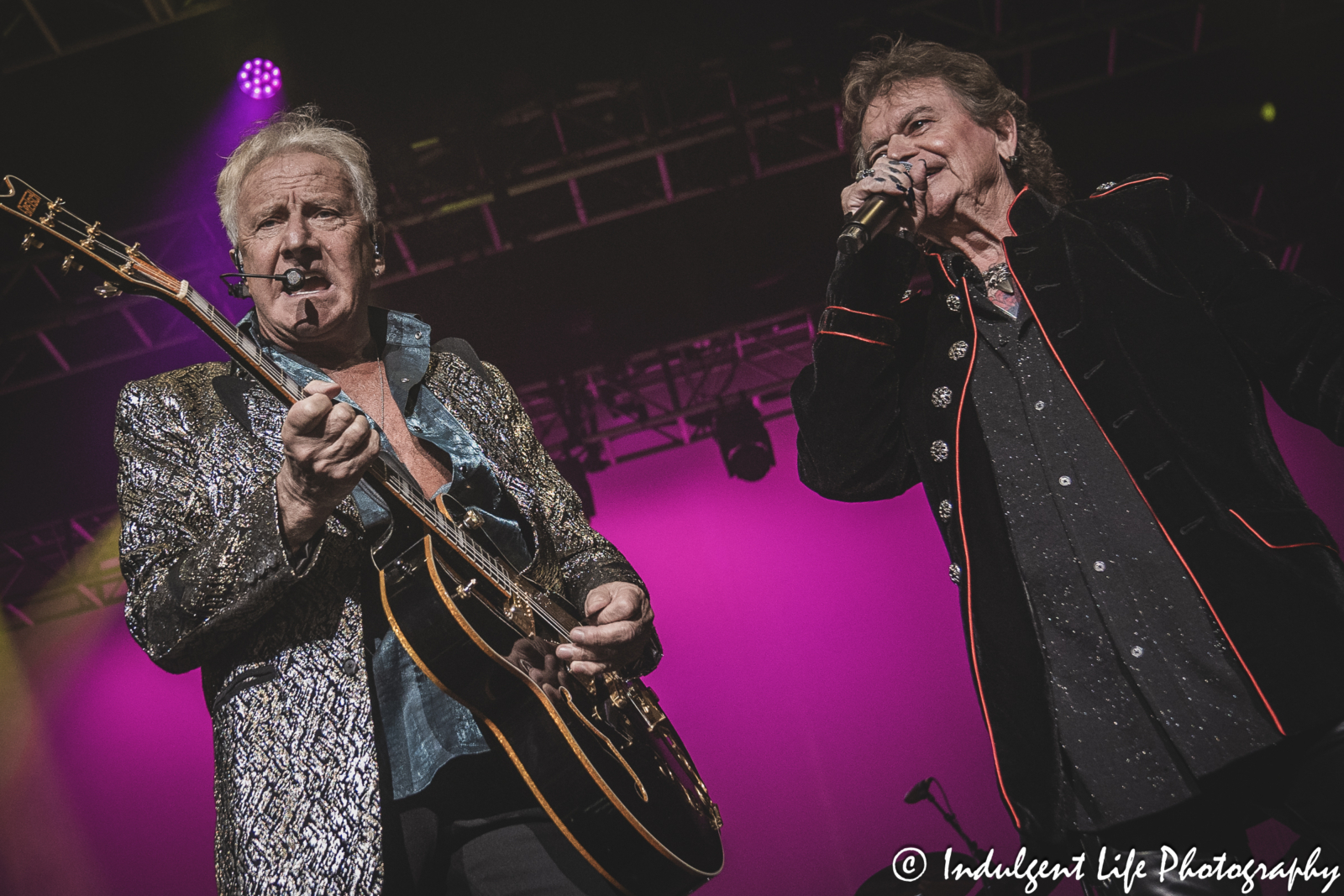 Graham Russell and Russell Hitchcock of Australian soft rock duo Air Supply singing "Even the Nights Are Better" live at Star Pavilion inside of Ameristar Casino in Kansas City, MO on May 4, 2024.