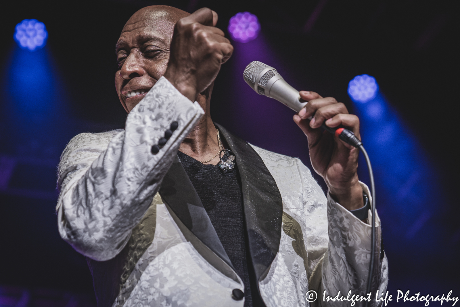 Jeffrey Osborne performing live at Star Pavilion inside of Ameristar Casino in Kansas City, MO on May 18, 2024.