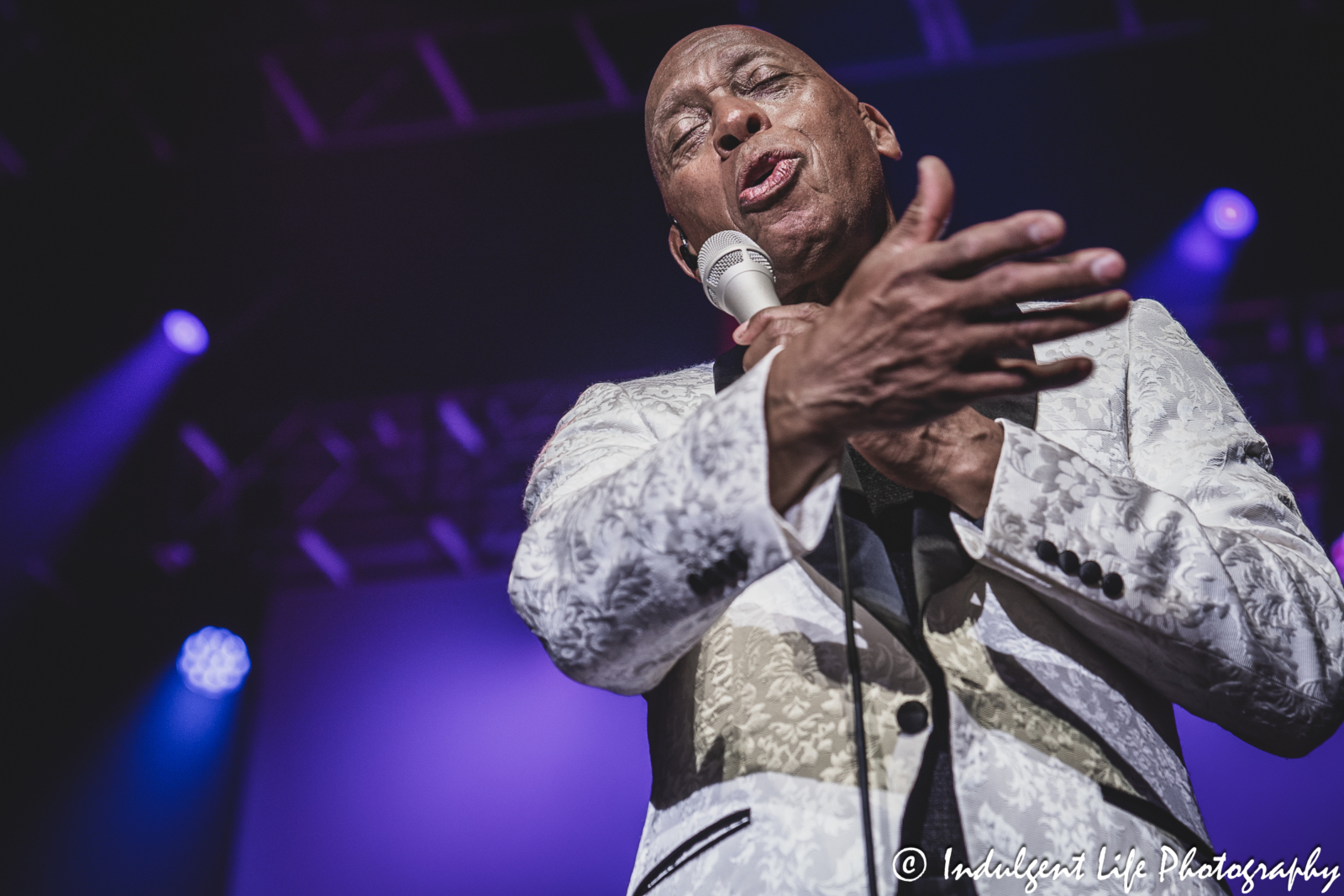 Jeffrey Osborne live in concert at Ameristar Casino's Star Pavilion in Kansas City, MO on May 18, 2024.