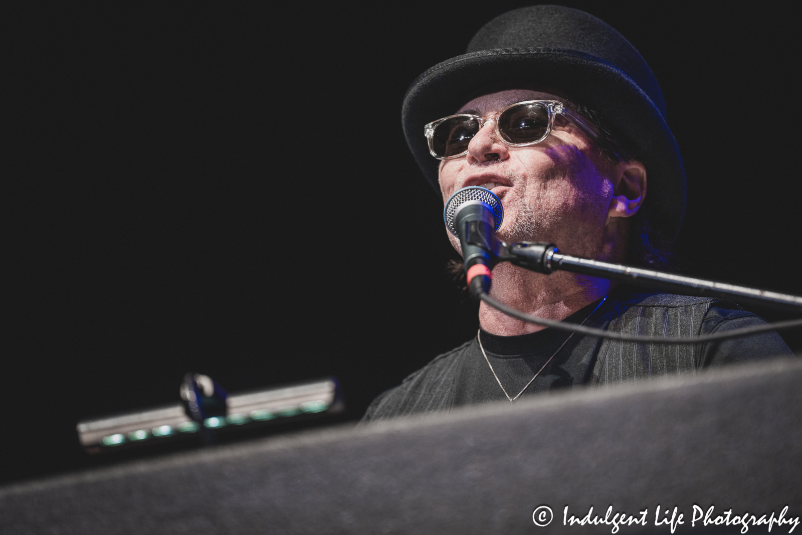 Keyboard player Tim Cashion of Grand Funk Railroad performing live in concert at Ameristar Casino's Star Pavilion in Kansas City, MO on June 21, 2024.