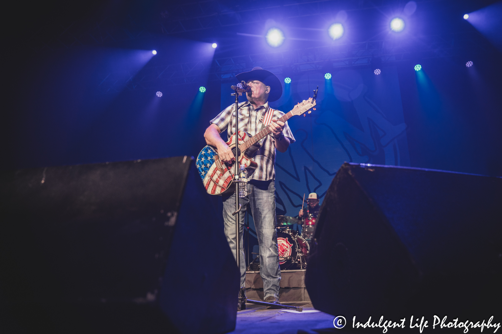 John Michael Montgomery opening his show with "Cowboy Love" at Star Pavilion inside of Ameristar Casino in Kansas City, MO on June 22, 2024.