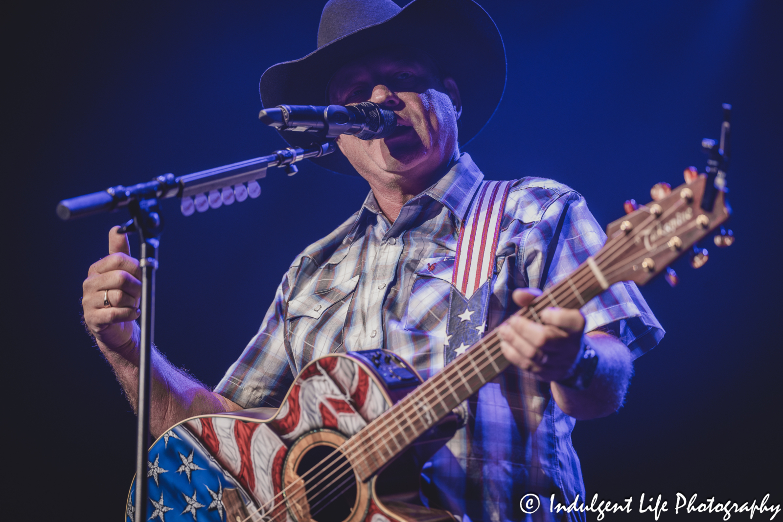 John Michael Montgomery singing "Beer and Bones" live in concert at Star Pavilion inside of Ameristar Casino in Kansas City, MO on June 22, 2024.